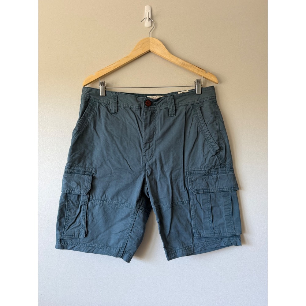 Fat Face Cargo Shorts‎ 34 Slate Blue British Designed Standard Issue Cotton